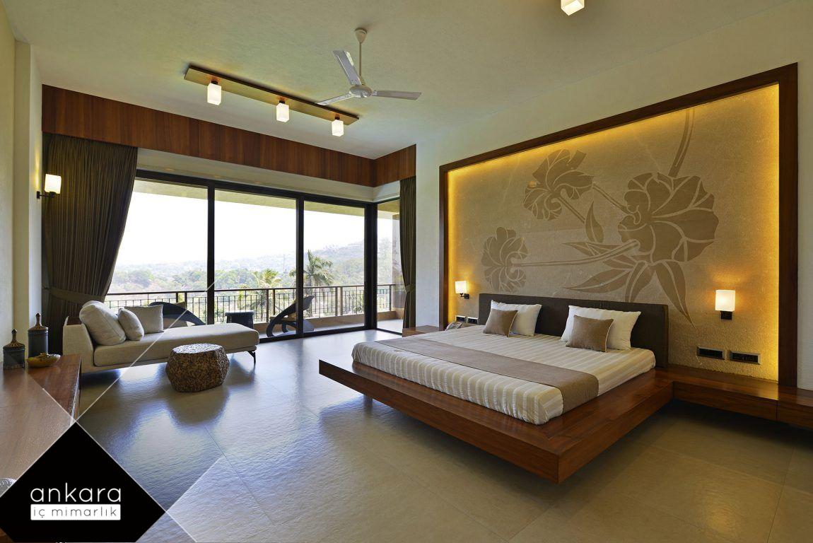 Villa yatak odası dekorasyonu ipuçları