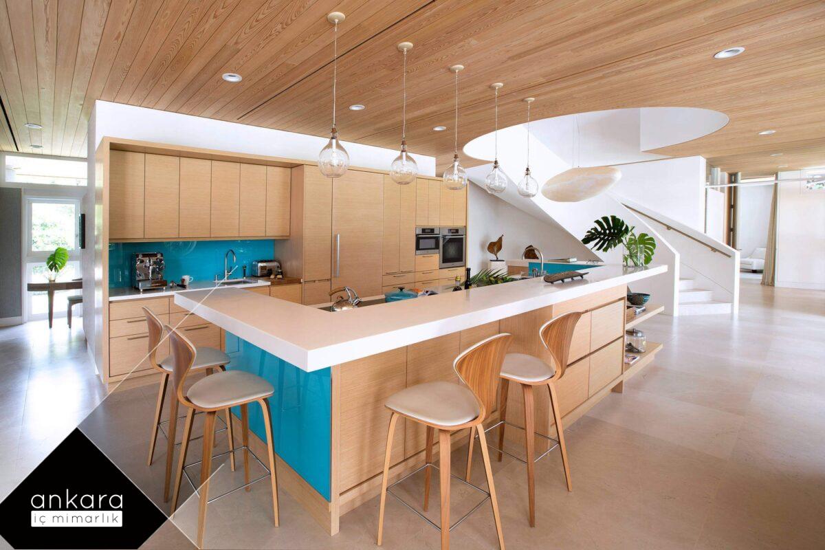 Villa mutfak tasarımında pratik çözümler