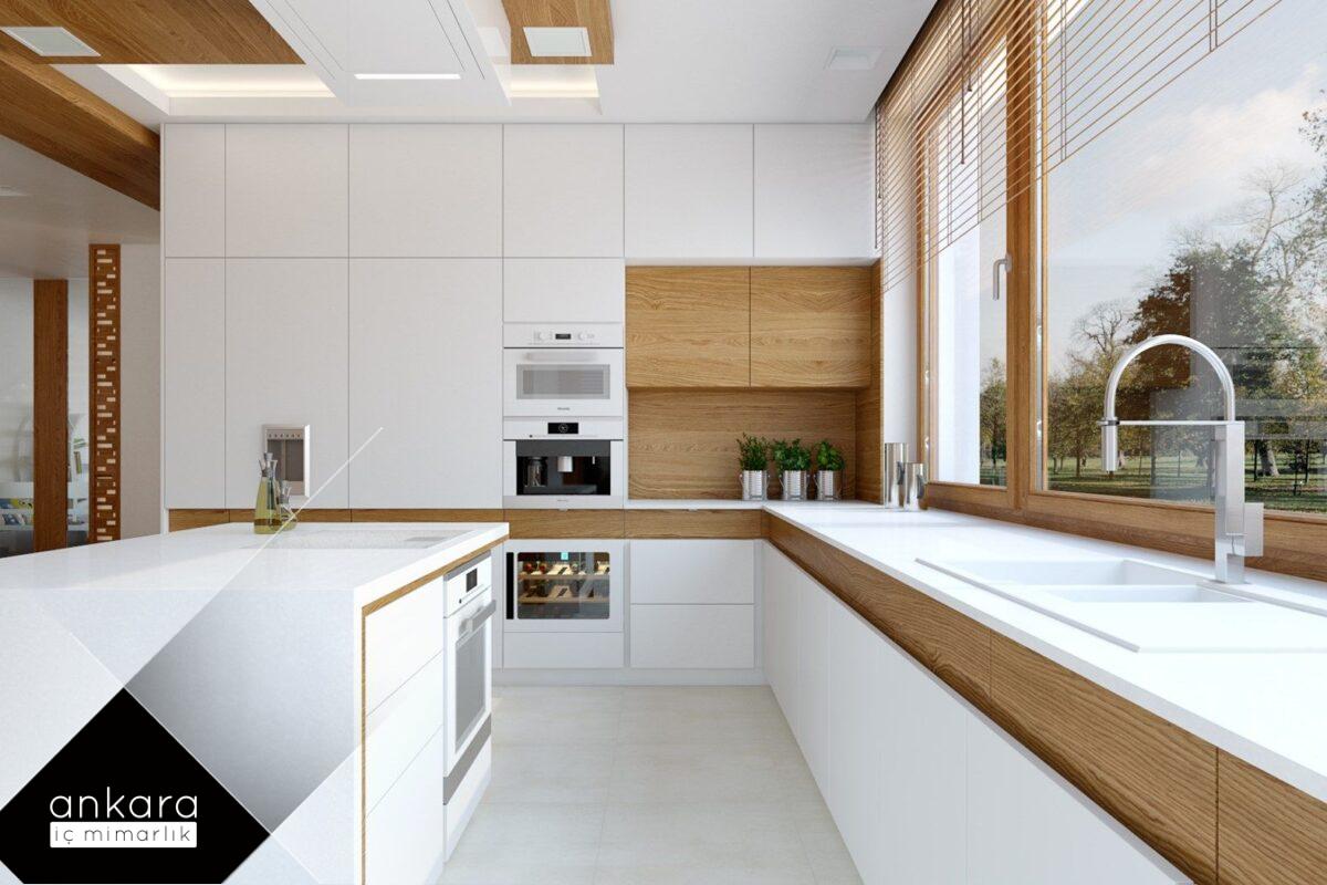 Villa mutfaklarında dolap seçimi