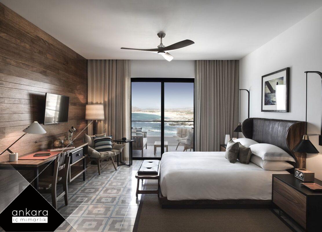 Villa yatak odası dekorasyonu ipuçları