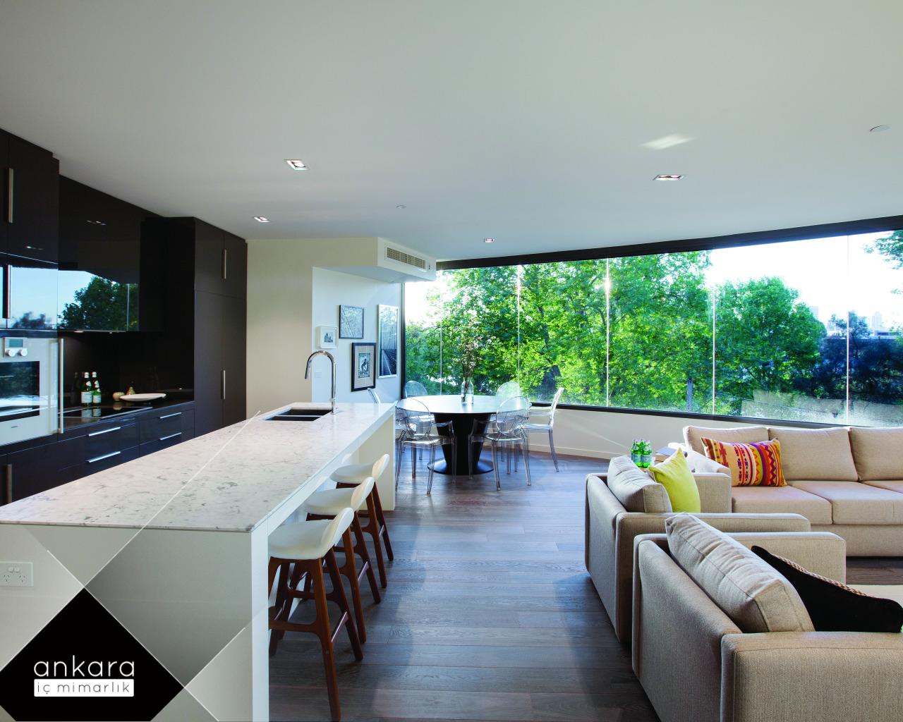 Mutfak Adası Şıklığı: Villa Mutfağında Pratik ve Estetik Kullanım