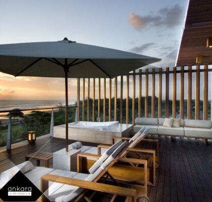 Villa Balkon ve Teras Dekorasyonunda Trendler