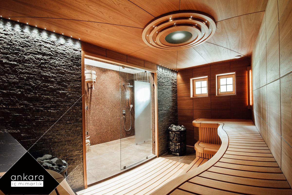 Villalarda sauna tasarımının ana ilkeleri