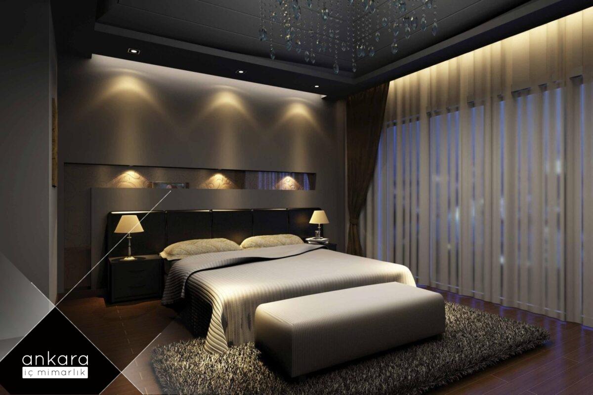 Villa yatak odası dekorasyonunda kendi tarzınızı yaratma