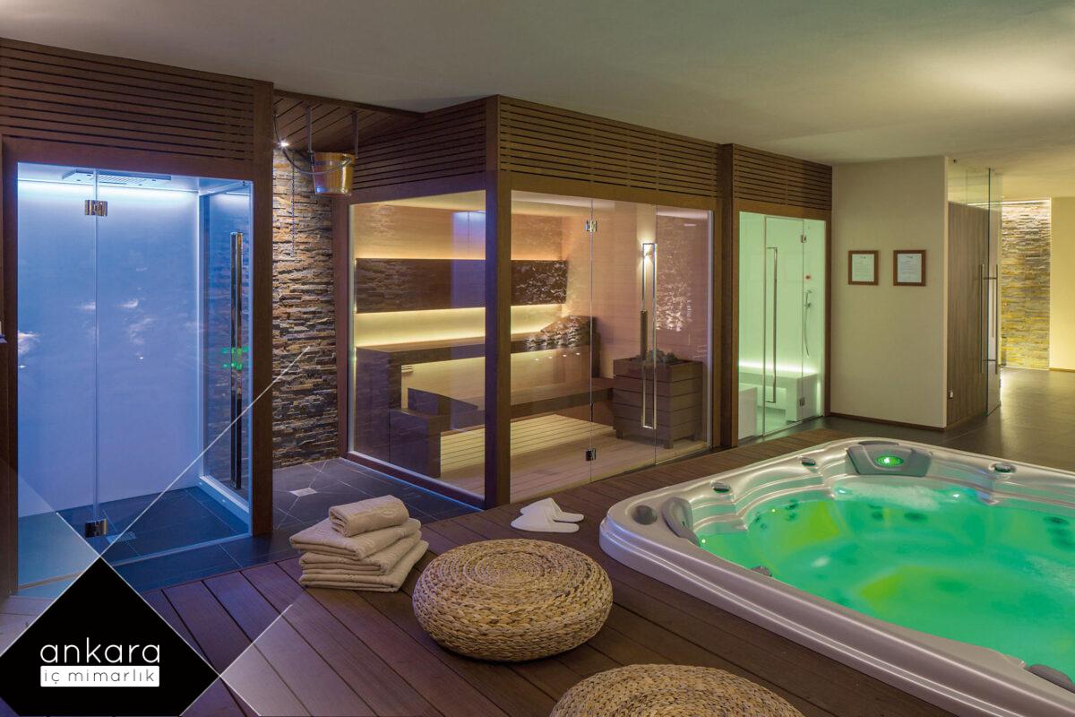 Villalarda sauna tasarımının ana ilkeleri