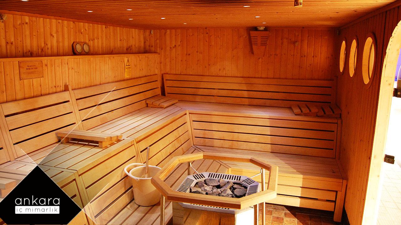 Villalarda sauna dekorasyonunda ipuçları