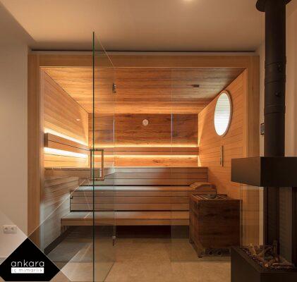Doğayla İç İçe: Villalarda Fin Hamamı Tasarımında Ahşap ve Doğal Malzemeler