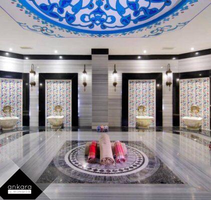 Göz Alıcı Detaylar: Villa Türk Hamamında Mozaik ve Seramik Kullanımı