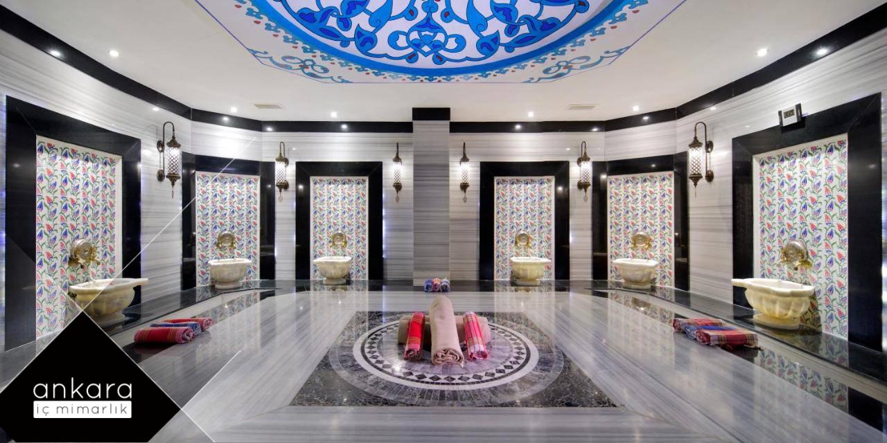 Göz Alıcı Detaylar: Villa Türk Hamamında Mozaik ve Seramik Kullanımı