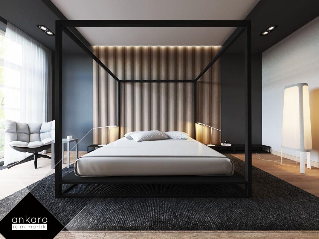 Villa yatak odası dekorasyonunda kendi tarzınızı yaratma