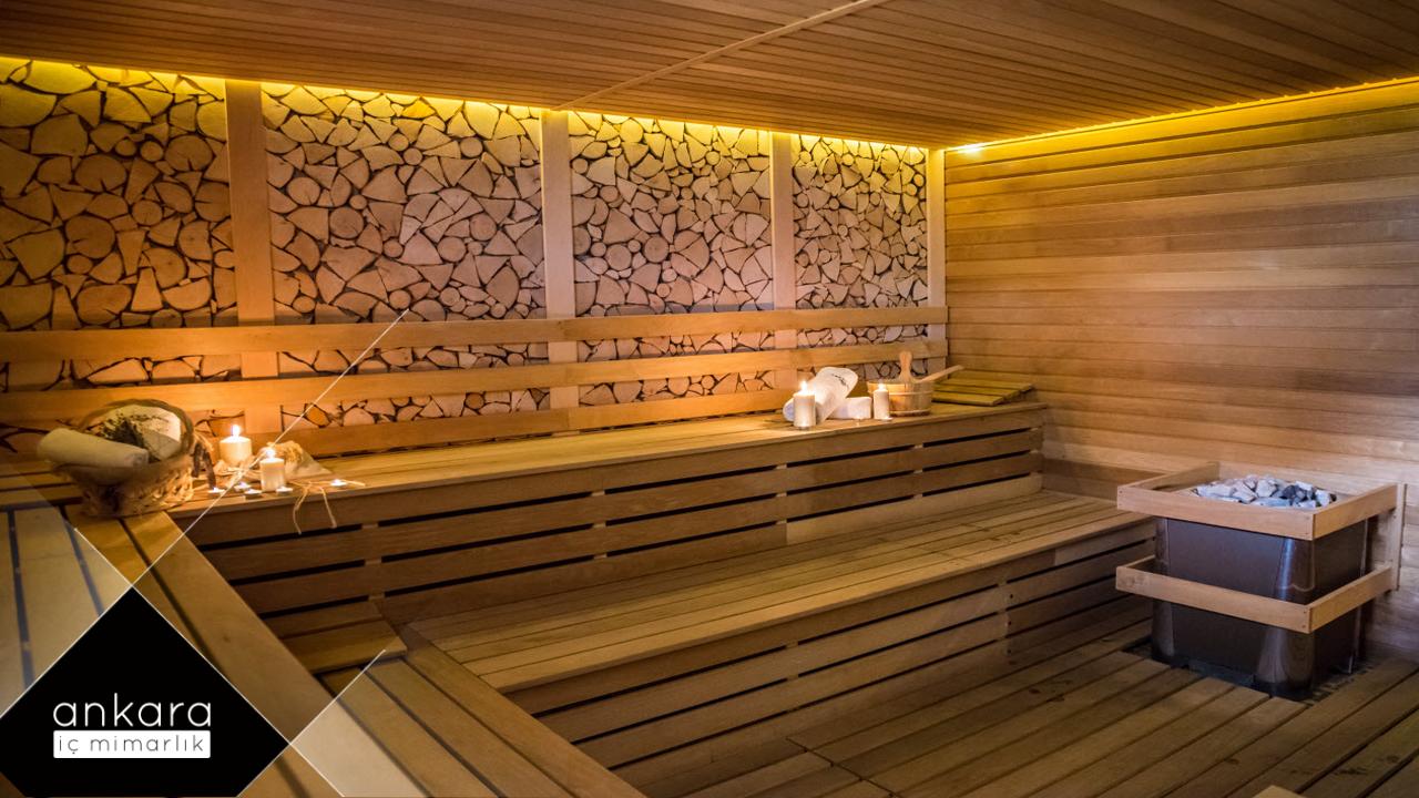Villalarda Sauna Tasarımında Doğal Malzemeler