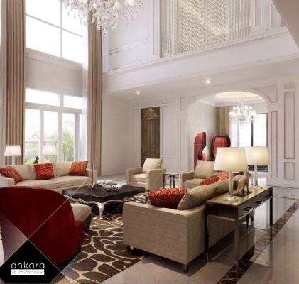 Avangard Villa Salon Dekoratif Çözümler