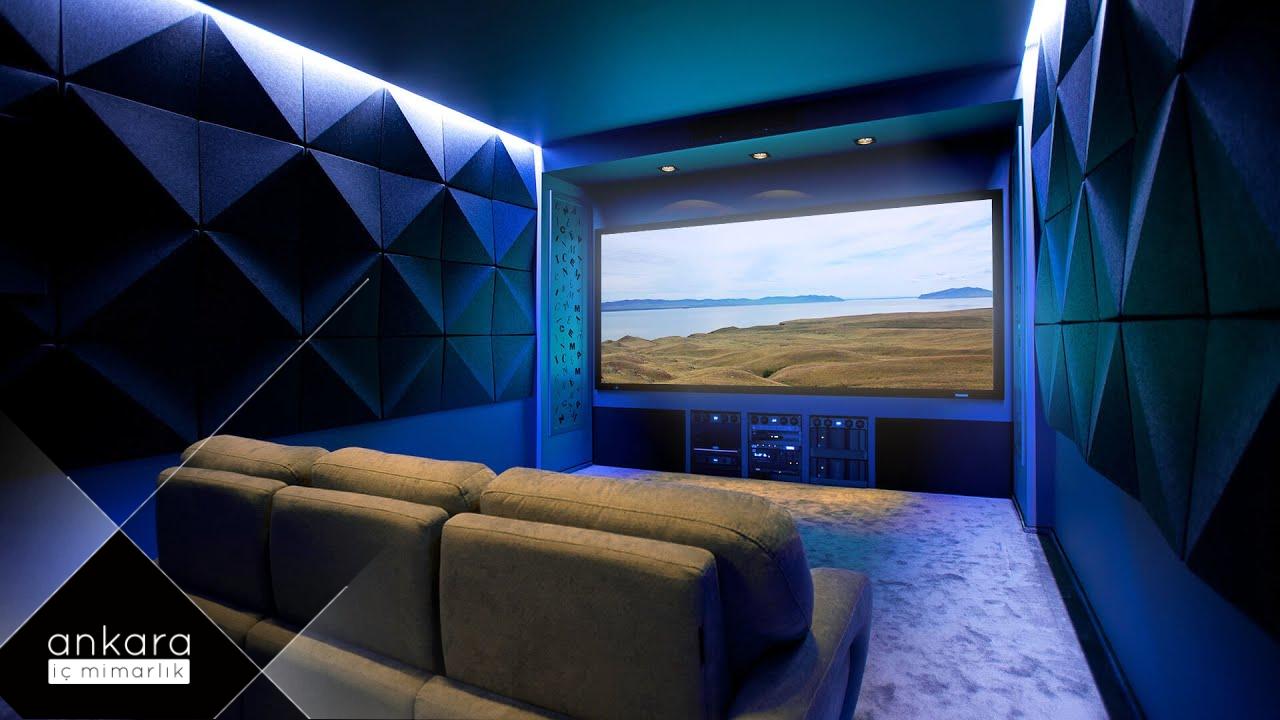 Ev Sineması Odası Tasarımı: Keyifli Film Geceleri İçin İdeal Ortam